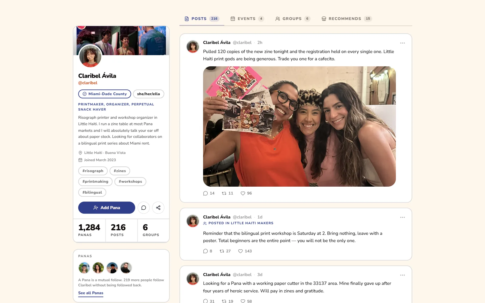 Pana Profiles