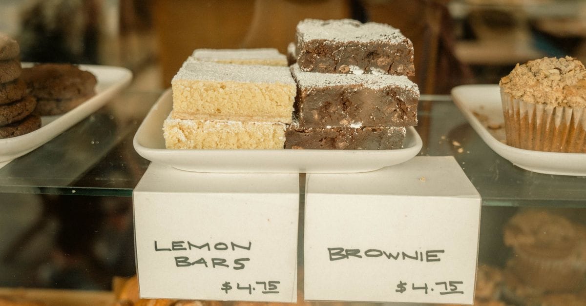 Fresh pastries from a local bakery